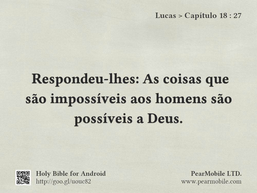 Lucas, Capítulo 18:27